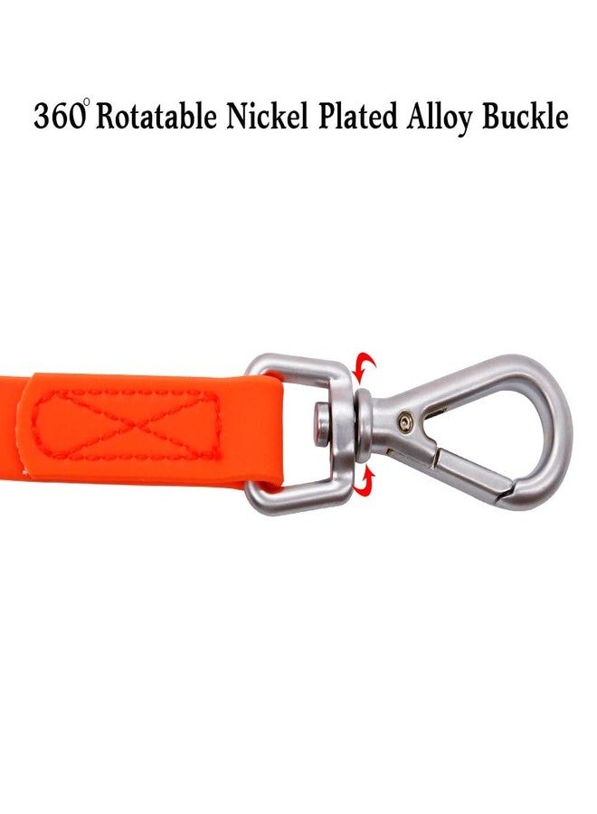 NIMBLE Waterproof Dog Training Leash 50FT 30FT 15FT 10FT 5FT Heavy Duty Recall Long Lead for Large Medium Small Dogs (30FT, Orange) - Image 3